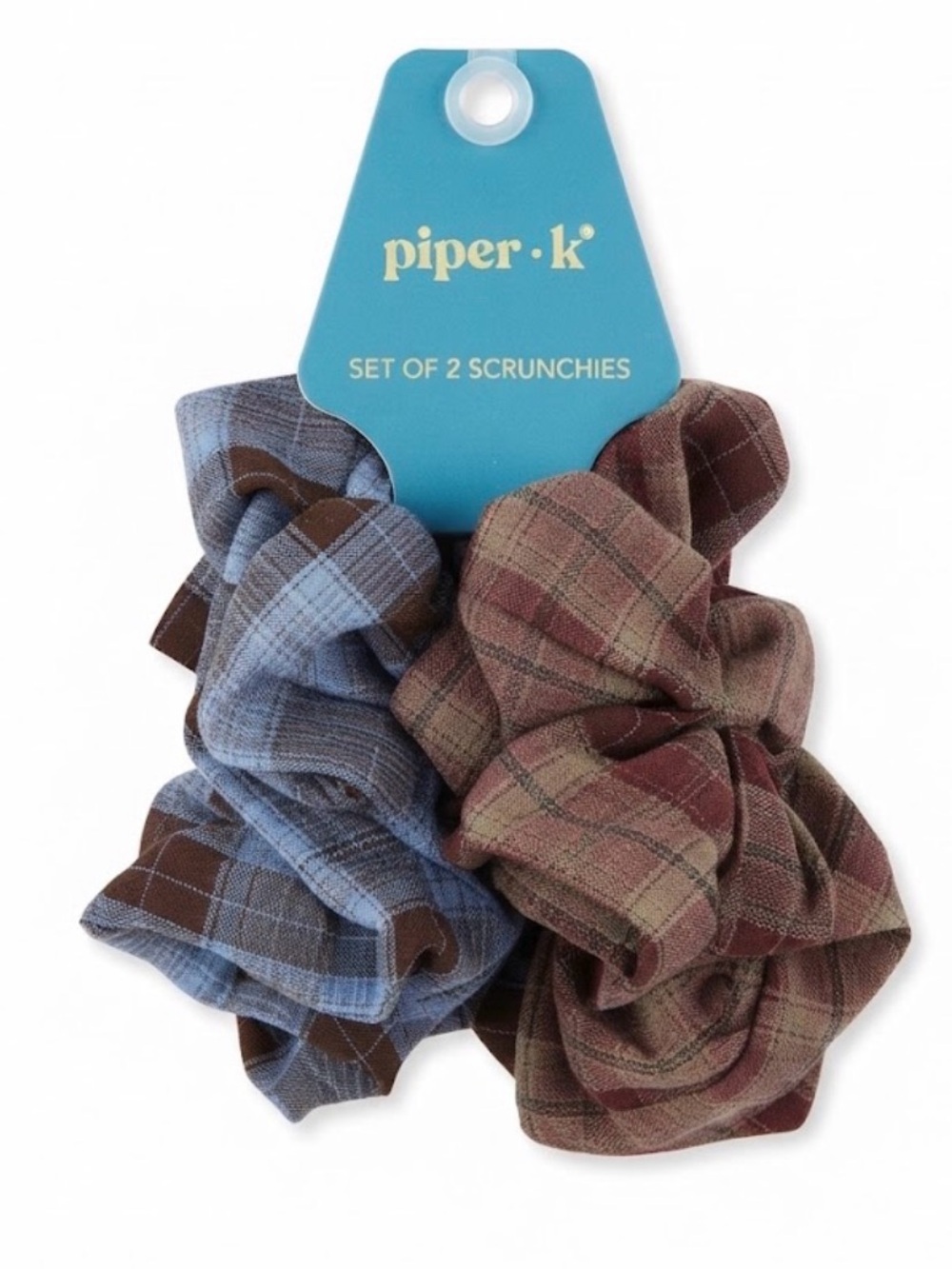 NWT ⚜️🤎⚜️ Piper K Scrunchies Hair Ties Set of 2